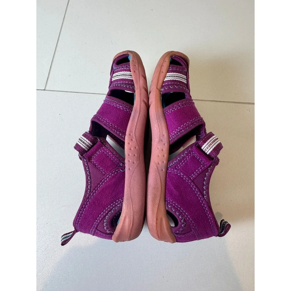 Pediped‎ Sahara Sandals Kids Size 12.5 13 Purple Washable Water Shoes Gorpcore